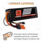 Spektrum 11.1V 5000mAh 3S 100C Smart Hardcase LiPo Battery: IC5, SPMX50003S100H5
