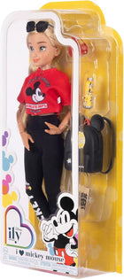 Disney ILY 4EVER Fashion Dolls Inspired by Mickey 11.5 Tall with 13 Points of Articulation, Glittery Mickey Ring Included for You!