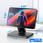 ROADOM Touch Screen Monitor with Case, 7’’ Raspberry Pi Screen, IPS FHD 1024×600,Responsive and Smooth Touch,Dual Built-in Speakers,HDMI Input,Compatible with Raspberry Pi/PC/Camera/Gaming/TV