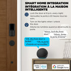 Weiser Halo Matte Black WiFi Smart Lock, Keyless Entry Door Lock, Touchpad Keypad Door Lock, Amazon Alexa & Google Assistant/Google Home Compatible, Deadbolt Lock, Smart Locks for Entry Door