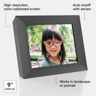 Aura Mason HD Smart Digital Picture Frame 9 Inch – Graphite
