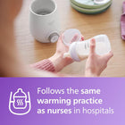 Philips Avent Premium Fast Bottle Warmer, with Smart Temperature Control, Water Bath Technology, Automatic Shut-off, Model SCF358