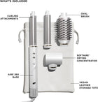 T3 Aire 360 Multi-Styler & Blowout System, Rapid Drying Hair Dryer, Ceramic Curling Attachments, Oval Brush & Drying Concentrator | Blowouts & Long-Lasting Curls | 1800 watts