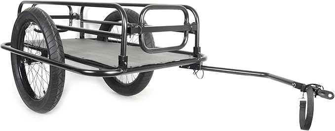 Cycle Force Trail-Monster Cargo Trailer, Matte Black
