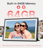 64GB Frameo 15.6 Digital Picture Frame Large 1920 x 1080 IPS FHD Touch Screen WiFi Electronic Photo Frames Share Moments Instantly Anywhere Photo Gifts for Parents and Grandparents
