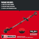 CRAFTSMAN V20* WEEDWACKER Cordless String Trimmer with QUICKWIND, 13-in., Tool Only (CMCST920B)