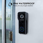 XTU 2K FHD Smart Video Doorbell with Wireless Chime, Battery Operated, Voice Changer, Voice Message, PIR Motion Detection, Night Vision, 2-Way Audio, Support SD Card & Cloud Storage