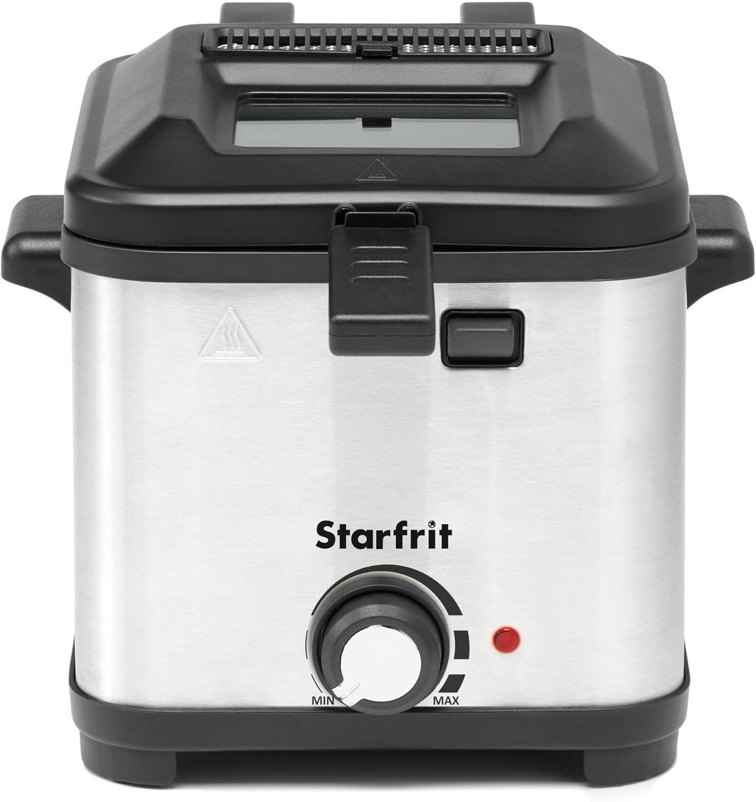 Starfrit 1.5L Compact Electric Deep Fryer - Variable Temperature - Quick-Release Magnetic Cord - Large Viewing Window - 800W