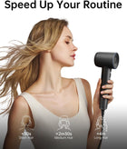 Laifen Hair Dryer, Blow Dryer with 110, 000 RPM Brushless Motor for High-Speed Drying, 200 Million Ionic Hair Dryer with Smooth Nozzle for Travel & Home with Low Noise, Thermo Control