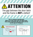 Regalo Easy Step Arched Decor Safety Gate, 29-35 inches Wide, Bronze, Extra Wide