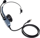 BlueParrott B250-XTS Mono Bluetooth Wireless Headset with 91% Noise Cancellation - Ideal for High-Noise Environments - Includes USB-C Charging Cable, Bluetooth 5.0.