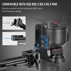 NEEWER Dual Handgrip Compatible with DJI RS5 RS4 RS4 Pro RS3 RS3 Pro RS2 RSC2 Ronin S SC Gimbal, Dual Handle Kit with 2 Mini NATO Rails, Quick Release NATO Clamps, 1/4\ & 3/8\ Threads, GA006