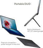 ASUS Zenbook Duo (2025), AI, Dual 14” WUXGA OLED Touch Laptop, Intel Evo, Intel Core Ultra 9 285H CPU, Intel Arc, 16GB RAM, 1TB SSD, Wi-Fi 7, Windows 11 Home, Inkwell Gray, UX8406CA-DS91T-CA