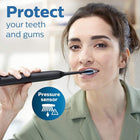 Philips Sonicare ExpertClean 7700 Rechargeable Electric Toothbrush with Bluetooth & UV Sanitizer, HX9630/15, Black