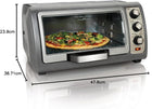 Hamilton Beach 6 Slice Easy Reach Toaster Oven,Black ,31126D