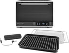 KitchenAid Digital Air Fryer Dual Convection Countertop Oven with Temperature Probe, Black Matte, KCO224BM