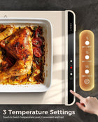 Food Warming Mat,Warming Mat for Food – 10s Rapid Heating & Rollable, Timed Constant Temperature & Easy to Store, Perfect Helper for Family Gatherings & Entertainment
