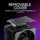 Cooler Master Hyper 612 APEX CPU Air Cooler, Dual Mobius 120 PWM Fan, Superconductive Composite 6 Copper Heat Pipes, 159mm Tall, Sleek Top Cover, AMD Ryzen AM5|AM4, Intel LGA 1851|1700 Brackets
