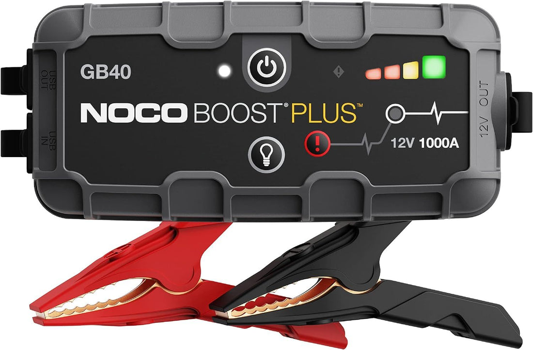 NOCO Boost GB40 1000A UltraSafe Jump Starter, 12V Lithium Battery Booster | Spark-Proof & Reverse Polarity Protection, For Car, Truck, Motorcycle, SUV, Boat, ATV, RV, up to 6.0L Gas & 3.0L Diesel