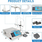 Garvee Liquid Filling Machine, 1-135 fl oz Automatic Bottle Filler, 127W Digital Liquid Filling Machine Oil Filling Machine with 2 Head for Cream, Oil, Milk, Water, Juice