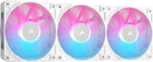 CORSAIR iCUE Link RX120 RGB 120mm PWM Fans with iCUE Link System Hub - Magnetic Dome Bearing - Triple Pack - White