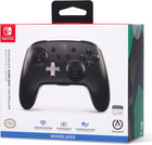 PowerA Enhanced Nintendo Switch Controller Wireless - Black, Rechargeable Pro Controller for Switch, Immersive Motion Control and Advanced Gaming Buttons