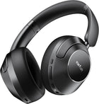 EarFun Wave Pro Active Noise Canceling Headphones, Wireless Over Ear Bluetooth Headphones, LDAC Hi-Res Sound, 5 Mics AI Clear Call, 80H Playtime, Multipoint Connection, Comfort Fit, Custom EQ via App