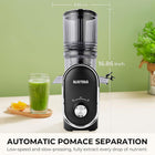 SUSTEAS Cold Press Juicer, 300W, 5.3 Large Feed Chute, 1.5L Capacity, Automatic Feeding, High Yield, Easy to Clean, Ideal for Whole Fruits & Vegetables, Black