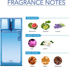 Ajmal Blu EDP Original, 90 mL, transparent