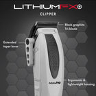 BaBylissPRO LithiumFX Cord/Cordless Lithium Ergonomic Hair Clippers for Men