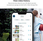 Open Solutions Canada, myQ Smart Garage Door Video Keypad with Wide-Angle Camera, Customizable PIN Codes, Smartphone Control - Access Works with Chamberlain, LiftMaster and Craftsman Openers, White