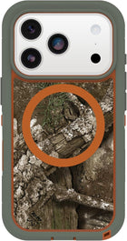 OtterBox iPhone 17 Pro Defender Series Pro XT Clear Case - Realtree - Green Camo - Tough, Rugged & Durable iPhone Case, Snaps on MagSafe