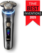 Philips i9000 Prestige Ultra Electric Shaver with Travel Case, Dark Slate | Triple Action Lift & Cut, SkinIQ Pro technology, AI-powered Active Pressure & Motion, Cleaning Pod, Wet or Dry Use XP9402/31