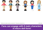 Polly Pocket Playset, Friends Compact with 6 Dolls and 9 accessories