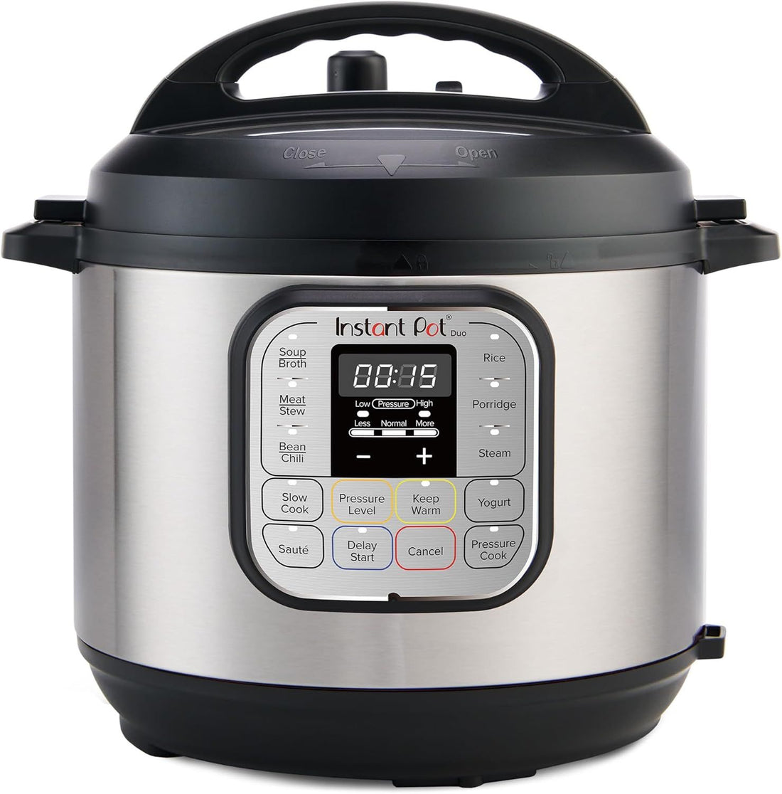 Instant Pot Duo 7-in-1 Electric Pressure Cooker, Slow Cooker, Rice Cooker, Steamer, Saute, Yogurt Maker, Warmer & Sterilizer, Includes Free App with over 1900 Recipes, Stainless Steel, 3 Quart