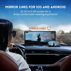 10.26\ Wireless carplay screen for car with 4K Dash Cam, Portable Android Auto Screen, Car Stereo with 1080P Backup Camera, HD Touch Screen for All Vehicles, GPS Navigation, Mirror Link, Voice Control
