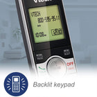 VTech DECT 6.0 3-Handset Cordless Phone with ITAD, CID, Backlit Keypads and Screens, Full Duplex Handset Speakerphones, Call Block Silver/Black, CS6929-3