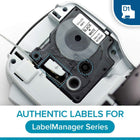Dymo LabelManager 160 Label Maker | Handheld Label Printer with QWERTY Keyboard | Includes Black & White D1 Label Tape (12mm) | for Home & Office