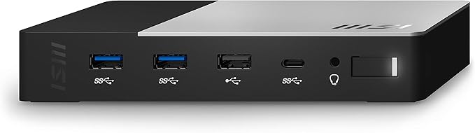 MSI Black USB C Docking Station Gen 2 with 150W Adaptor + Power Cord, 957-1P151E-001