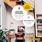 Airthings View Radon 2989 - Radon Monitor (Radon, Humidity, Temp) with WiFi & Calm Tech Display