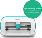 Cricut Joy Machine & Digital Content Library Bundle - Includes 30 images in Design Space App - Portable DIY Smart Machine for creating customized cards, crafts, & labels Blue