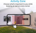 YI Outdoor Security Camera 2pc, 1080P 2.4G Wi-Fi IP Waterproof Night Vision Surveillance System with 24/7 Emergency Response, Motion Detection, Activity Alert, Deterrent Alarm, Works with Alexa