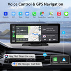 10.26 Wireless CarPlay Screen for Car,Wireless Apple CarPlay & Android Auto,Portable Car Stereo with GPS Navigation,Backup Camera,Bluetooth,Mirror Link,Drive Play,Touch Screen for All Vehicles