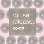 INFINITIPRO BY CONAIR Hot Roller Set with Ionic Generator, Eight 2-inch Jumbo Rollers plus Eight 2-prong clips,Champagne