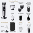 Braun All-In-One Style Kit Series 9 9440, 13-in-1 Trimmer for Men with Beard Trimmer, Body Trimmer for Manscaping, Hair Clippers & More, Braun’s Sharpest Blade, 40 Length Settings, Rechargeable 180-minute Battery Cordless Runtime and 100% Waterproof
