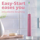 No Heads - Philips Sonicare 4900 Power Toothbrush, Rechargeable Electric Toothbrush with Pressure Sensor, Deep Pink HX3683/36 AMZ Exclusive