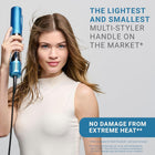 BaBylissPRO Nano Titanium Style/Switch Ionic Blue 5 in 1 Multi-Styler & Hair Blow Dryer Attachments Include-Dryer, Paddle Brush, 1-3/4 Round Brush, Diffuser & Smoothing Attachment, Cold Shot, Hot Air Styler, Dual Voltage