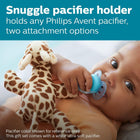 Philips Avent Anti-colic Baby Bottle with AirFree Vent Newborn Gift Set With Snuggle, Clear, SCD306/10