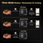 INKBIRD Truly Wireless Meat Thermometer with 4 Probes,Bluetooth Meat Thermometer with Backlit LCD Screen,WiFi Smart Food Thermometer Rechargeable for BBQ Smoker Grill Oven Rotisserie