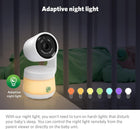 LeapFrog LF925HD 1080p WiFi Remote Access 360 Degree Pan & Tilt Video Baby Monitor with 5” High Definition 720p Display, Night Light, Color Night Vision (White), One Size